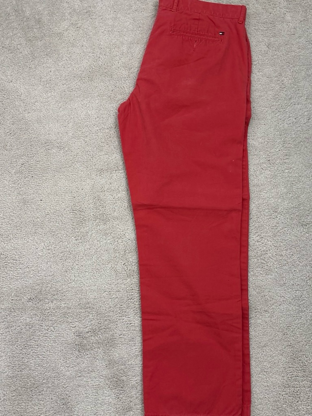 Tommy Hilfiger Women’s Straight Leg Red Jeans